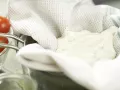 Homemade Yogurt Cheese with Fresh Herbs preparation step 2 Homemade Yogurt Cheese with Fresh Herbs preparation step 2