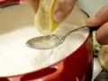 Indian Cheese in Coconut Spinach preparation step 3 Indian Cheese in Coconut Spinach preparation step 3