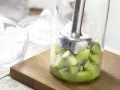 Kiwi-Lime Mocktail preparation step 4 Kiwi-Lime Mocktail preparation step 4