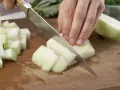 Kohlrabi Soup with Cheese Toast preparation step 1 Kohlrabi Soup with Cheese Toast preparation step 1