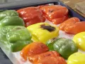 Layered Pepper Salad with Sesame preparation step 2 Layered Pepper Salad with Sesame preparation step 2