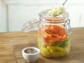 Layered Pepper Salad with Sesame preparation step 9 Layered Pepper Salad with Sesame preparation step 9