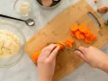 Low-carb Gnocchi on Sage Carrots preparation step 2 Low-carb Gnocchi on Sage Carrots preparation step 2