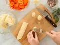 Low-carb Gnocchi on Sage Carrots preparation step 3 Low-carb Gnocchi on Sage Carrots preparation step 3