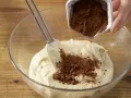 Marble Cake with Cherries and Chocolate preparation step 4 Marble Cake with Cherries and Chocolate preparation step 4