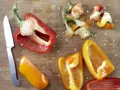 Mediterranean Peppers preparation step 2 Mediterranean Peppers preparation step 2