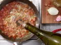 Mediterranean Shrimp and Chiles preparation step 3 Mediterranean Shrimp and Chiles preparation step 3
