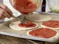 Mixed Seafood Pizza preparation step 12 Mixed Seafood Pizza preparation step 12