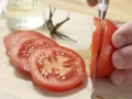 Mushroom Omelette with Tomatoes preparation step 2 Mushroom Omelette with Tomatoes preparation step 2