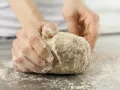 No Yeast Sesame Buns preparation step 4 No Yeast Sesame Buns preparation step 4