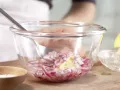 Oak Leaf Lettuce and Cress Salad preparation step 3 Oak Leaf Lettuce and Cress Salad preparation step 3