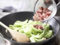 Open-Faced Cucumber and Ham Sandwiches preparation step 5 Open-Faced Cucumber and Ham Sandwiches preparation step 5