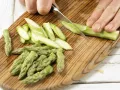 Pan-Roasted Green Asparagus preparation step 2 Pan-Roasted Green Asparagus preparation step 2