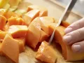 Papaya Orange Smoothie preparation step 2 Papaya Orange Smoothie preparation step 2