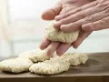 Parsnip Fritters with Yogurt Dip preparation step 7 Parsnip Fritters with Yogurt Dip preparation step 7