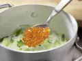 Pasta Sauce with Salmon Caviar preparation step 5 Pasta Sauce with Salmon Caviar preparation step 5