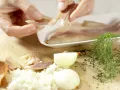 Pasta with Smoked Trout preparation step 3 Pasta with Smoked Trout preparation step 3