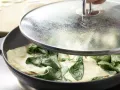 Pasta with Spinach and Cheese preparation step 5 Pasta with Spinach and Cheese preparation step 5
