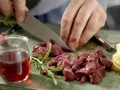 Pasta with Venison and Wine preparation step 1 Pasta with Venison and Wine preparation step 1
