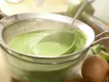 Pea Flan preparation step 3 Pea Flan preparation step 3