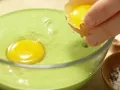 Pea Flan preparation step 4 Pea Flan preparation step 4