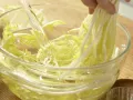 Pea Flan preparation step 7 Pea Flan preparation step 7
