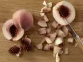Peach Shake preparation step 4 Peach Shake preparation step 4