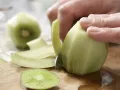 Pear and Kiwi Smoothie preparation step 1 Pear and Kiwi Smoothie preparation step 1