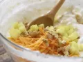 Pineapple Carrot Cake preparation step 6 Pineapple Carrot Cake preparation step 6