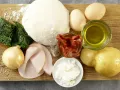 Pizza Calzone preparation step 1 Pizza Calzone preparation step 1