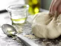 Pizza Dough preparation step 4 Pizza Dough preparation step 4