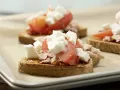 Pizza Toasts with Tuna preparation step 5 Pizza Toasts with Tuna preparation step 5