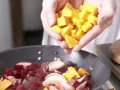 Pizza with Beets and Butternut Squash preparation step 6 Pizza with Beets and Butternut Squash preparation step 6