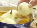 Poached Pears preparation step 4 Poached Pears preparation step 4