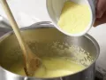 Polenta Pizza preparation step 1 Polenta Pizza preparation step 1