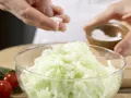 Potato and Kohlrabi Fritters preparation step 2 Potato and Kohlrabi Fritters preparation step 2