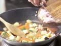 Provencal Vegetable Omelet with Black Olives preparation step 5 Provencal Vegetable Omelet with Black Olives preparation step 5