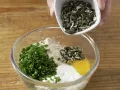 Pumpkin-Seed Dumplings with Zucchini Sauce preparation step 3 Pumpkin-Seed Dumplings with Zucchini Sauce preparation step 3