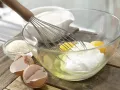 Quark Dumplings with Strawberry Sauce preparation step 1 Quark Dumplings with Strawberry Sauce preparation step 1