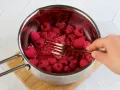 Raspberry Chia Jam preparation step 1 Raspberry Chia Jam preparation step 1
