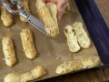 Raspberry Eclairs preparation step 6 Raspberry Eclairs preparation step 6