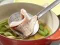 Red Mullet in Ginger Broth preparation step 4 Red Mullet in Ginger Broth preparation step 4