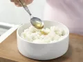 Rice Pudding with Kiwi Sauce preparation step 4 Rice Pudding with Kiwi Sauce preparation step 4