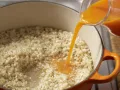 Rice with Peas and Cheese preparation step 1 Rice with Peas and Cheese preparation step 1