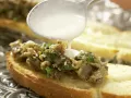 Roasted-Eggplant Spread on Flatbreads preparation step 8 Roasted-Eggplant Spread on Flatbreads preparation step 8