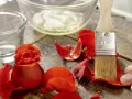 Rose Petal Sorbet preparation step 1 Rose Petal Sorbet preparation step 1