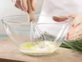 Salmon Tartare on Celery Root Fritters preparation step 1 Salmon Tartare on Celery Root Fritters preparation step 1