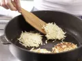 Salmon Tartare on Celery Root Fritters preparation step 8 Salmon Tartare on Celery Root Fritters preparation step 8