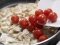 Sauteed Chicken, Shallots and Cherry Tomatoes preparation step 7 Sauteed Chicken, Shallots and Cherry Tomatoes preparation step 7