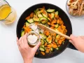 Sauteed Turkey with Zucchini preparation step 2 Sauteed Turkey with Zucchini preparation step 2